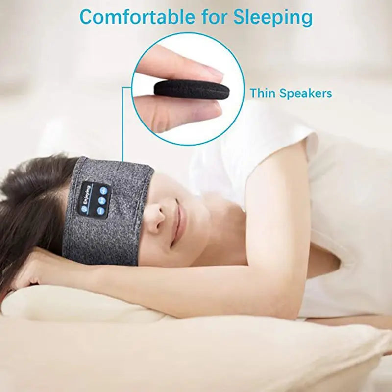 Bluetooth Sleep Headband - Comfortable, Wireless, and Versatile