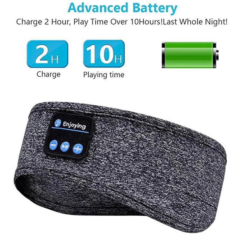 Bluetooth Sleep Headband - Comfortable, Wireless, and Versatile