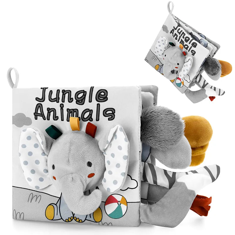 Soft Montessori Books - Sensory & Educational Toy for Infants