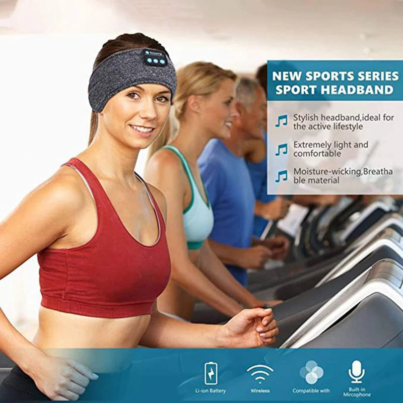 Bluetooth Sleep Headband - Comfortable, Wireless, and Versatile