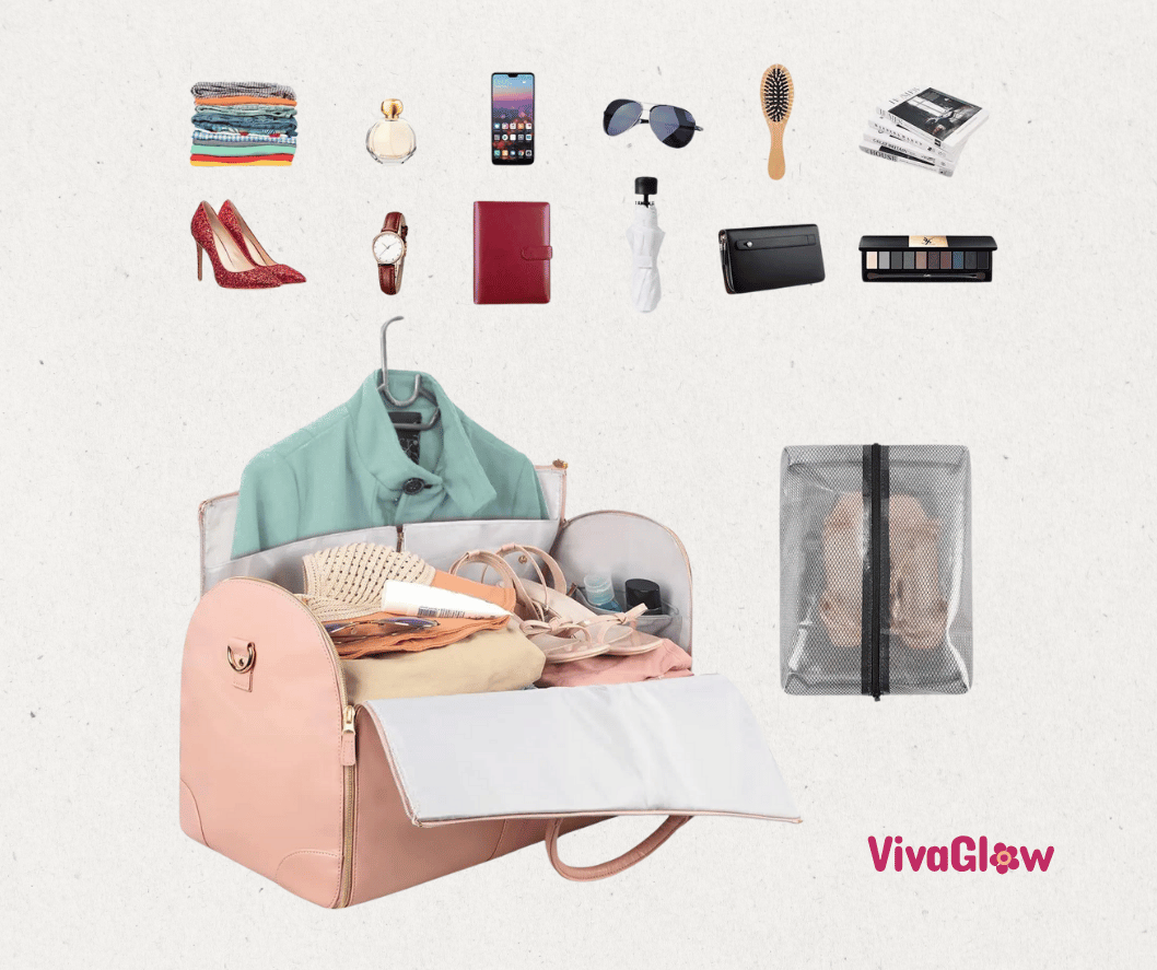 VogueVenture Leather Travel Bag