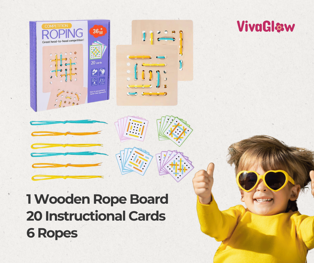 Creative Explorer Montessori Rope Board: Unleash Your Child's Potential